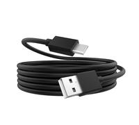 USB C Charger Cable Type C Handheld Fan Charging Cable Power Cord Compatible with JISULIFE Handheld Mini Fa-n, WiHoo Fa-n, CIVPOWER Neck, HomeLifairy, FrSara, Bladeless, SWEETFULL Fan (Black)