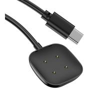 USB C Charger for Fitbit Sense/Versa 4 / Versa 3 / Sense 2 Replacement Charging Cord for Google Pixel 3/2 Smart Watch Charger Dock Stand Strong Magnet Charging Cable (100cm)