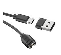 USB C Charger for Garmin Forerunner 55 45s 45 245 745 935 945 with USB Adapter, Charging Cable for Garmin Forerunner 255 265 955 965/Fenix 7 7S 7X (100cm)
