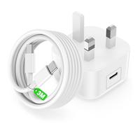 USB C Charger for iPhone 16 17 15 Pro Max,[Apple Certified] 20W Fast Charger Plug with USB C to Type C Cable 3M for iPhone 17 Air/17E/16E/16 15 Plus/17 16 15 Pro/iPad Pro,UK Wall Power Adapte-1Pack