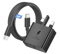 USB C Charger for Samsung Charger Cable Fast Charge, 45W Type C Fast Charger for Samsung Super Fast Charger with 2M USB C Charger Cable for Samsung Galaxy S26 Ultra/S25/S24/S23 /S22 Ultra/S21 20 10 9