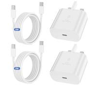 USB C Charger for Samsung Fast Charge USBC Plug and Long Cable 2M 2Pack Phone Type C Charging for Samsung Galaxy S26 S25 S24 S23 S22 S21 S20 A33 A34 A35 A36 A53 A54 A55 A56 A17 A16 A25 A26 A23 A24 A22