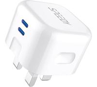 USB C Charger For Samsung Galaxy Z Flip 7 / Z Flip 7 FE/Z Flip 7 FE/Z Fold 7 Charger Plug, 20W Dual USB C charger PD Port Adapter, Wall Travel Adapter usb c Fast charger Plug