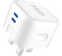 USB C Charger For Sony Xperia 1 VI Charger Plug, 20W Dual Port PD Adapter Charger, Wall Travel Fast Charging Universal Power Adapter