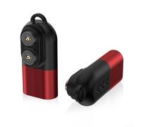USB-C Charging Adapter For LEDLENSER P&H Flashlights, Magnetic Aluminum Alloy Connector Compatible With P6R/H5R/H19R Rechargeable Torch Lights USB(Red)