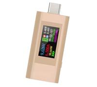 USB C Charging Detector Power Meter Voltages and Current Tester for Testing Power Consumption of Electronic Devices USB C Tester Meter