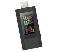 USB C Charging Detector Power Meter Voltages and Current Tester for Testing Power Consumption of Electronic Devices Voltmeter Ammeter