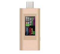 USB C Charging Detector Power Meter Voltages and Current Tester for Testing Power Consumption of Electronic Devices Voltmeter Ammeter