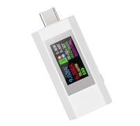 USB C Charging Detector Power Meter Voltages and Current Tester for Testing Power Consumption of Electronic Devices Voltmeter Ammeter