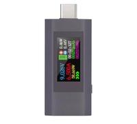 USB C Charging Detector Power Meter Voltages and Current Tester for Testing Power Consumption of Electronic Devices Voltmeter Ammeter
