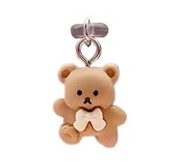 USB C Cover Caps - Cute Cartoon Bear Type C Dust Plug Pendant Type C Cell Phone Door Protector Charm