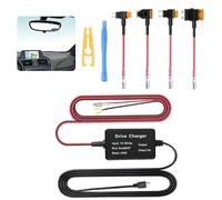 USB C Dash Cam Hardwire Kit, 12V 24V to 5V Type C Power Cable with Battery Protection, 13ft Fuse Box Wiring Kit for Dash Camera GPS and Radar Detector, Dashcam Hard Wiring Kit
