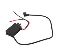 USB C DC-DC Step Down Module, 12V to 5V 3A Waterproof Voltage Converter with Over-Current Protection, Adapter for Car, Motorcycle, RV, GPS & Electronic Devices(B)