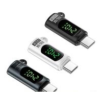 USB C Digital Power Tester 2 Pack, 240W Fast Charging with LED Display for Data Transfer