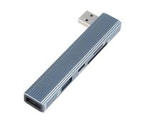 USB C Dock 4 Port USB3.0 USB2.0 Card Reader Portable USB Splitter Adapter For Laptop Drives Printer Keyboard