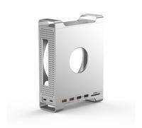 USB-C Docking Station Chassis for Mac mini M4 with M.2 NVMe SSD Enclosure, USB3.2 10Gbps High-Speed Transfer, USB 2.0 Connection for Mouse and Keyboard, Supports SD/Micro SD 3.0, Up to 8TB