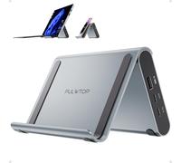 USB C Docking Station Dual Monitor, PULWTOP Laptop Dock for Windows, Laptop Docking Staion Stand with 2xHDMI 4K,3xUSB-C/A 10Gbps,2xUSB-A 5Gbps,RJ45,PD for Surface Pro11/10/9/8/Dell/HP/Lenovo/Asus/Acer