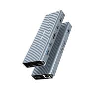 USB C Docking Station, Tymyp 15 in 2 USB C Hub, Dual HDMI Inputs, VGA Connectivity, 2 USB C Connections, USB C 3.0, 4 USB A Ports, 1 USB C PD Port, Ethernet Port, Audio Input and Output, SD/TF