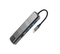 USB C Docking Station USB C Adapter Laptop Multiport Adapter Dock Dongle USB C To USB3.0 PD60W Gigabits Ethernet Port