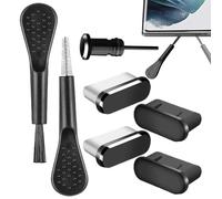 Usb C Dust Plug Set - Four Piece Port Cleaner, Anti Static Maintenance Tool, Morning Leisure Supplies | for Professional Household Utility Daily Item Maintenance Smartphone Case Variety Shield