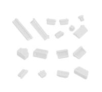 USB C Dust Plug - Silicone Dust Stopper, Laptop Interface Protector | Computer Port 16pcs Dustproof Port, RJ45 Audio Type C USB Dust Covers