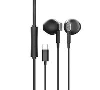 USB C Earphones - Microphone Wired Earphones, Noise Cancelling Audio | High Fidelity Output, Comfortable In Ear Adjustment, Universal Listening Solution For Devices For Gold
