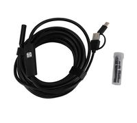 USB C Endoscope Camera with Adjustable LED Light, 1200P HD Borescope with 8mm IP68 Snake Camera, 5m Flexible Inspection Scope for Android and PC