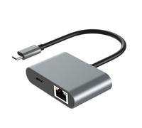 USB C Ethernet Adapter - Gigabit Ethernet to USB Adapter | Computer Accessories & Peripherals for Meeting Room Home Theater Classroom Travel Offices