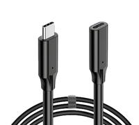 USB C Extension Cable, 20Gbps Type C Extension Cable 1m Male to Female Cable Fast Transmission High-definition Screen Projection Wire for Tablet Laptop USB-C Device External Hard Drive (1 Meters)