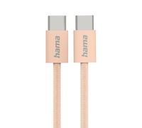 USB-C "Fabric" Charging Cable - USB-C, 1m, Nylon, Orange