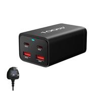 USB C Fast Charger: 100W GaN 4 Port Type USB C Charging Station Portable Travel Multi USB Desktop Charger 2 USB A Fast Charger for iPad iPhone 16 15 14 13 12 Pro Max Pixel Note Galaxy