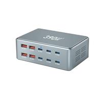 USB C Fast Charger Block 390W 10 Ports usbc Charging Station USB Charger Block Multiple Ports 100W PD GaN Fast Charging Brick hub for iPad iPhone 17 16 15 MacBook Pro/Air Samsung Galaxy