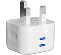 USB C Fast Charger Wall Adapter Plug For iPhone Air / 17/17 Pro Max 16e/ 16/16 Plus/16 Pro/16 Pro Max15/15 Plus /14/ SE 2022 20W PD Phone Charger Dual USB Type-C Port