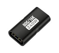 USB C Female Female Adapter USB C Converter 240W Type Cable Accessory For Laptop Office Presentation, Travel, Conferences, Work, Laptop, Home,