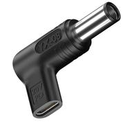 USB-C Female input to DC 7.4x5.0mm Adapter 100 watts, Male to Female 19.5V, Type C to DC adapter 7.4 x 5.0mm Adapter made for Dell Latitude Laptop Series