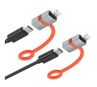 USB C Female Lightning Male Adapter for iPhone 14 13 12 Pro Max Cable for Apple Charging Type C Connector Adaptor(2 Pack)Cord Charger Converter for iPad PD Data Transfer MFI Certified Dongle Telephone