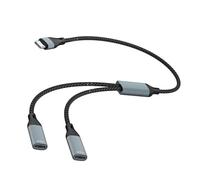 USB C Female Splitter Adapter Hub is Resistant to Laptop Tablet, Phone Game Console Device Data Transfer