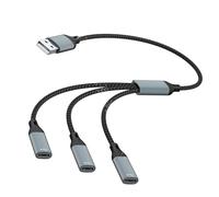 USB C Female Splitter Adapter Hub is Resistant to Laptop Tablet, Phone Game Console Device Data Transfer