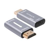 USB C Female to HDMI Male Adapter, 8K@60Hz Uni-Directional USB Type C Source to HDMI 2.1 Display Converter Thunderbolt 3/4 to HDMI for Mac-Book Pro/Air, Galaxy, Surface, i-Phone 16 Series - 1 Pack