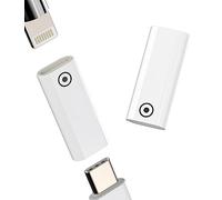 USB C Female to Lightning Female Adapter(2 Pack) Compatible for Apple Pencil 1st Generation Charger Accessories Pen Charging Dongle Ipencil Type C Connector Thunderbolt 3 4 Cable Converter Accessory