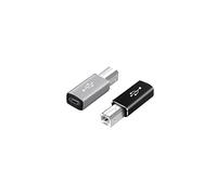 USB C Female to Printer Male USB B Convert Adapter Type C to MIDI Connector for Printer MIDI Electric Piano &Type-C Device/Laptop 2pcs
