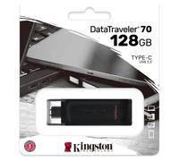 USB-C Flash Drive 128GB Metal Silver Compact USB 3.1 Gen1 High-Speed Pocket Slim