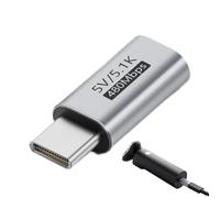 USB C Gender Changer - Type C Charger for Syncing Tablet Monitor | Portable Grey Design with Sturdy Connection Ends, Plug Play Convenience, Cable Management Fix for Tech Gadget Enthusiasts, In-Car Med