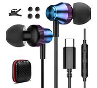 USB C Headphone Type C Earphones for iPhone 16 Pro Max 16e 15 Plus Noise Canceling In-Ear Wired Earbuds for Samsung S25 A53 A54 A35 S24 Ultra S23 FE S22 S21 for Xiaomi 14 for iPad 10 11 A16 Pixel 8 9