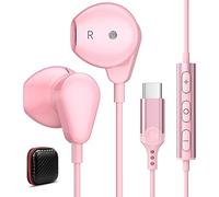 USB C Headphone Wired In Ear Type C Earphones for Google Pixel 11 10 9a Pro | USB C Earbuds with Microphone for iPhone 18 Pro Max 17 Air16 16e 15 for Samsung A17 A16 A26 A27 A56 A57 A37 S26 S25 for Women