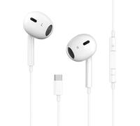USB C Headphones for iPhone 16/15 Earbuds with Microphone & Volume Control HiFi Stereo Type C Earphones for iPhone 16 Pro,Galaxy S23/S22/S21/S20/Ultra Note 10/20, for iPad Pro Pixel 7/6/5/4 and More