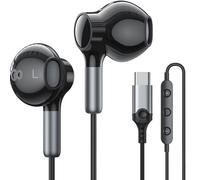 USB C Headphones for iPhone 16 15 USB C Earphones with Mic Volume Control Wired Earbuds Type C Headphones for iPhone 16 15 Pro Max, iPad Pro/Air 5 4/MINI 6/iPad 10, Pixel 8 7, Samsung Galaxy S24 Ultra