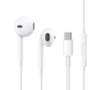 USB C Headphones for iPhone 17 16 15, for iPad Pro 【1 Pack】 Type-C Earphones with Microphone Volume Control for Apple USB C Wired Earbuds, for Google Pixel 8 7 6A 5 for Samsung S24 S23 S22 S21 S20 A55