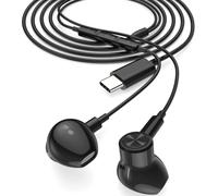 USB C Headphones for iPhone 17 Air 16 15 Pro Max 16e for Google 10 9a, Type C Earphones Wired for Earbud Corded with Microphone Magnetic for Samusng A16 A17 S26 Ultra S25 S24 FE S22+ A56 for iPad A16