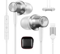USB C Headphones for Samsung Galaxy A36 A56 A26 A17 5G A57 A37 A35 A55 S26 S25 Pixel 10 9 Headphones with Microphone In-Ear Headphones with Cable Earphones USB Type C Headphones for iPhone 17 Air 16
